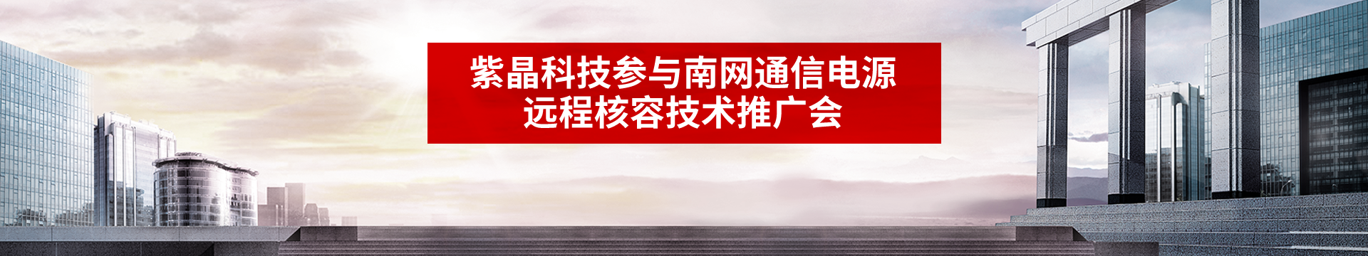 紫晶科技参与南网通信电源远程核容技术推广会